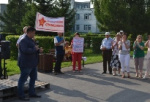 «Прости нас, Валериан!»: Куйбышевцы на митинге в защиту сквера потребовали провести общегородской референдум